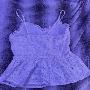 Sim and Sam flowy white shirt